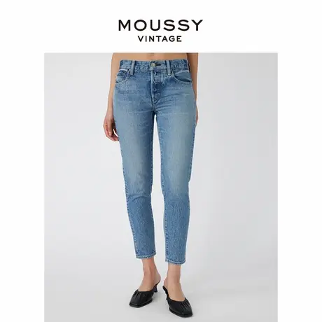 MOUSSY VINTAGE 夏季水洗铅笔裤小脚牛仔裤540GSC11-5030商品大图