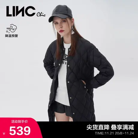 LINCCHIC金羽杰羽绒服女机能轻薄中长款羽绒服女冬外套Y21806436商品大图