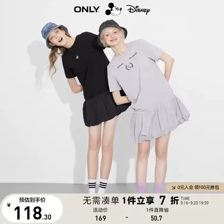 ONLY奥莱夏季迪士尼米奇DISNEY联名款T恤连衣裙女商品大图