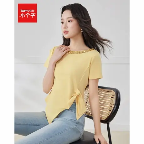 IEF/爱依服【小个子】2025夏季新款韩版时尚小众设计通勤百搭上衣图片