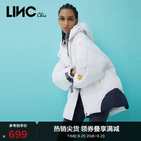 LINCCHIC金羽杰羽绒服女廓形感短款轻薄羽绒服女冬季Y21802258商品大图