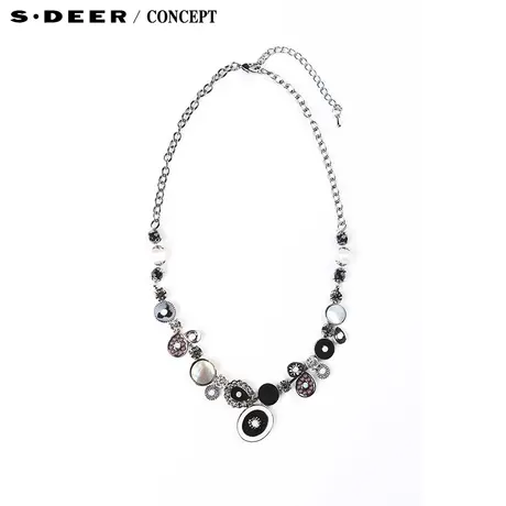 【新品】sdeer圣迪奥专柜正品时尚优雅花朵状项链S15384343图片
