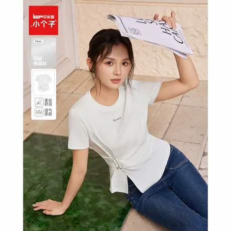 IEF/爱依服2025春季新款时尚别致设计辣妹风百搭高级感显瘦T恤图片