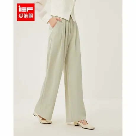 IEF/爱依服【DNA系列】2025夏季新款简约休闲慵懒风百搭阔腿裤商品大图