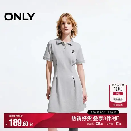 ONLY奥莱2025秋季新款复古学院风显瘦短裙连衣裙女商品大图