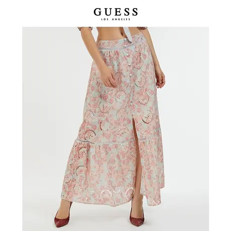 【38上新季】GUESS 女士派对大小姐半身裙W2GD44WEJV0商品大图