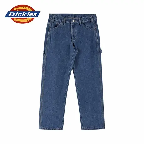 Dickies25春夏新款宽松牛仔伐木裤 多口袋设计工装裤男女DK001993图片