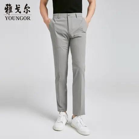 【商场同款】雅戈尔男士长裤春季新款官方商务休闲上班穿长裤男图片