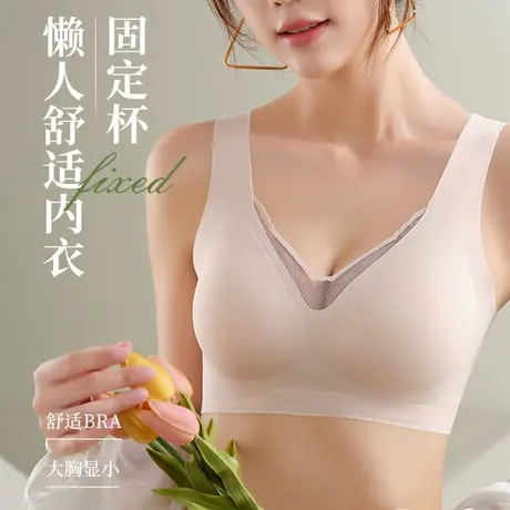 六月玫瑰3D舒适贴合性感无痕美背提拉文胸聚拢收副乳上托内衣女图片