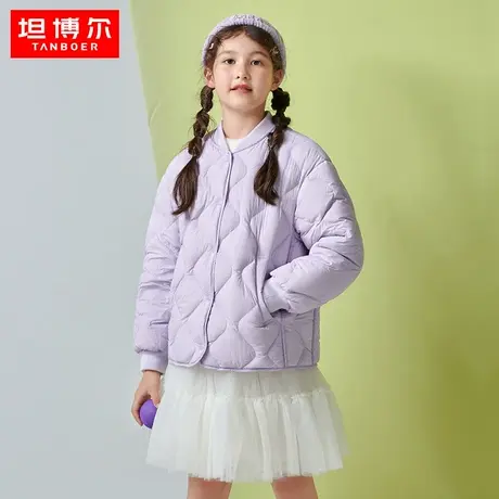 【商场同款】坦博尔2022年童装羽绒服菱格马甲坎肩内胆TC330106商品大图