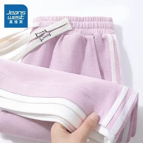 KWV真维斯运动短裤夏季女裤子宽松bf慵懒风外穿2025新款休闲裤商品大图