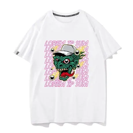 日本日式鬼武士鬼面鬼侍暗黑系T恤男短袖浮世绘打底衫上衣服半袖商品大图