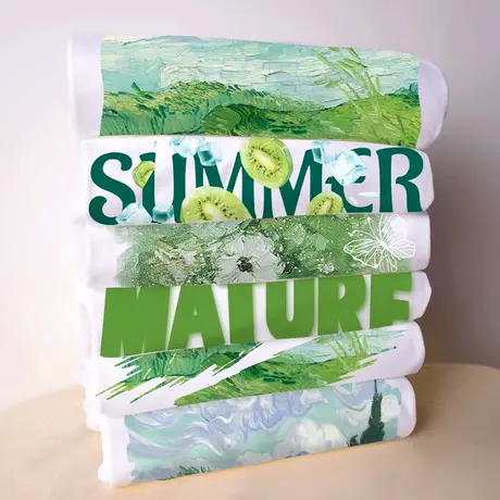 纯棉短袖t恤女2025新款爆款夏季内搭打底情侣装宽松大码显瘦上衣商品大图