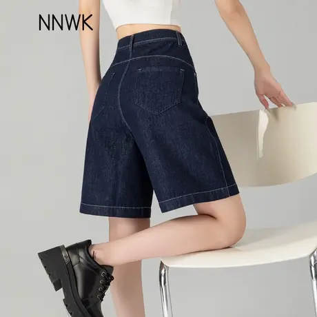 五分裤女短裤女款夏季薄款裤子5分牛仔裤2025年新款女士爆款高腰商品大图