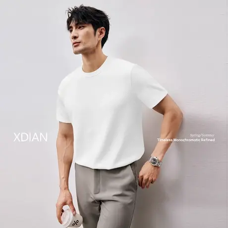 【前4小时8折】续点「06.28 20:00 新品」速干凉感液氨棉短袖t恤商品大图