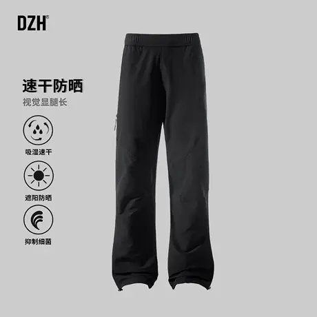 男士冰丝速干休闲裤男款夏季薄款2025新款宽松弹力防晒运动裤子男商品大图