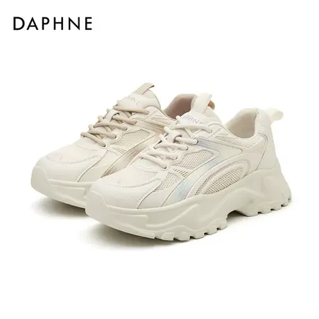 Daphne/达芙妮女鞋厚底百搭ins潮流时尚老爹鞋网红爆款增高松糕鞋商品大图