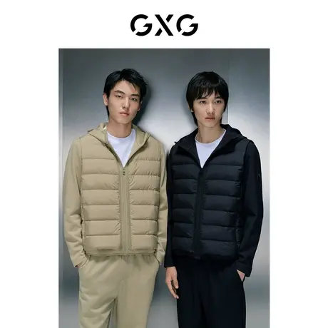 GXG男装 商场同款多色短款连帽羽绒服23年冬季新品GEX1D2525694商品大图