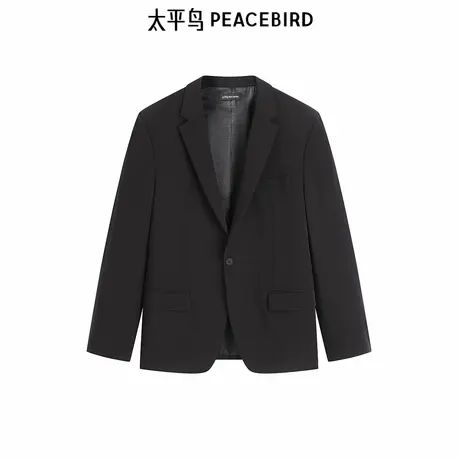 【商场同款】太平鸟男装西服春季新款修身通勤西装外套 B1BAF1E07图片