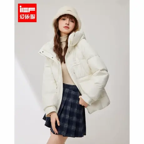 IEF/爱依服2024冬季新款时尚简约小众设计保暖百搭休闲羽绒外套商品大图