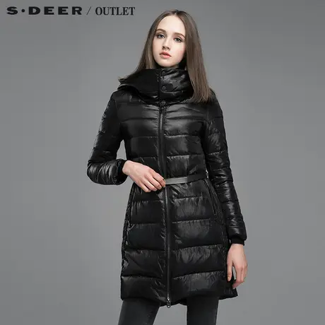 s.deer  【预售】圣迪奥专柜正品女装休闲长款羽绒服S14482403图片
