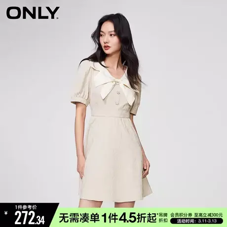 ONLY秋季时尚气质甜美收腰碎花短裙连衣裙女|123207092商品大图