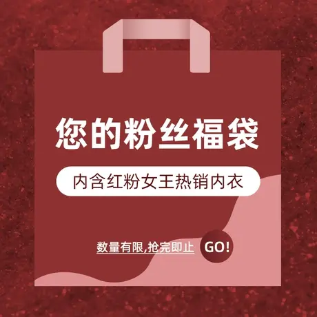 红粉内衣超值惊喜福袋清仓随机款式福利价单件19元（不支持退换）图片