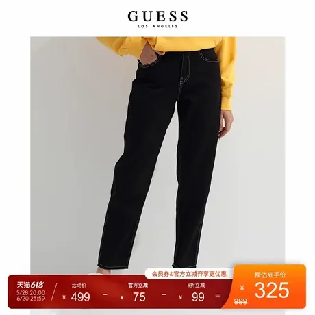 GUESS极简通勤休闲百搭潮流直筒牛仔裤长裤-商品大图