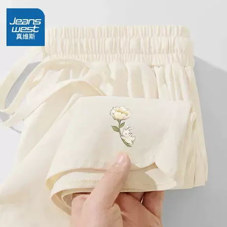 HG真维斯速干短裤女夏季2025新款慵懒松弛感五分裤女士防晒运动裤商品大图