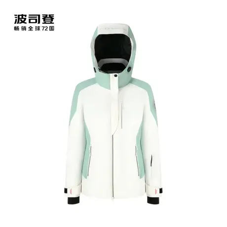 波司登新款户外滑雪连帽鹅绒短款羽绒服女冬季外套图片