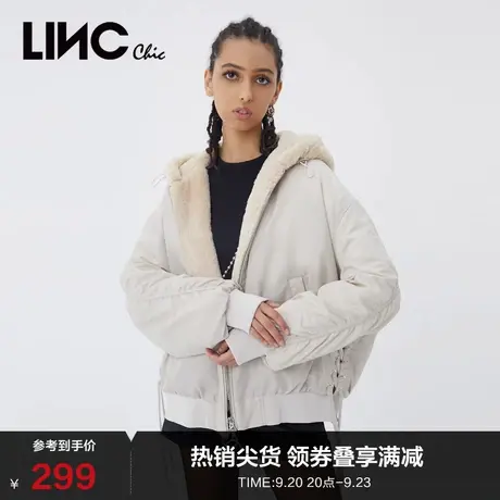 LINCCHIC金羽杰羽绒服女轻奢短款轻薄羽绒服女夹克外套2084158Y图片