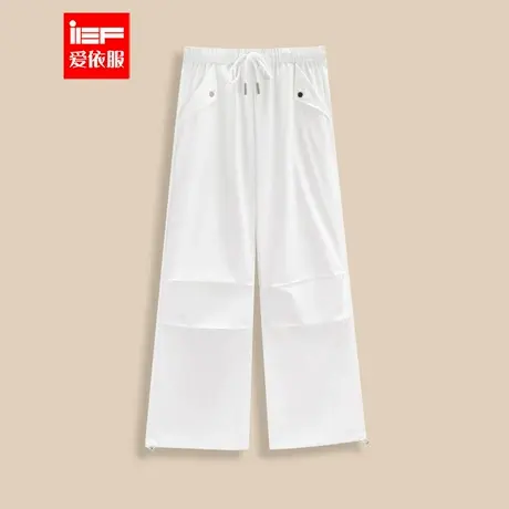 IEF/爱依服裤子2025夏季新款韩版简约休闲运动风宽松百搭哈伦裤商品大图