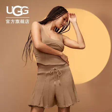 UGG春季新款女士时尚舒适纯色休闲吊带紧身背心 1167387商品大图