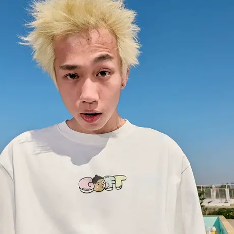 Nuthink潮牌卡通字母印花短袖T恤美式纯棉半袖男女情侣2025夏新款图片