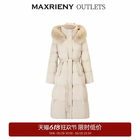【奥莱】MAXRIENY复古羽绒服外套加厚防风收腰保暖图片