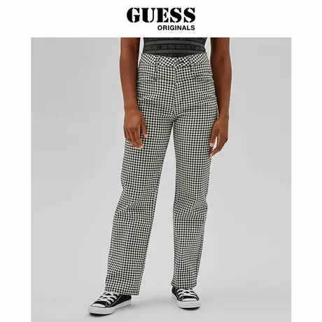 GUESS Originals女格子辣妹风街头牛仔裤-W1BG07FRIEN商品大图