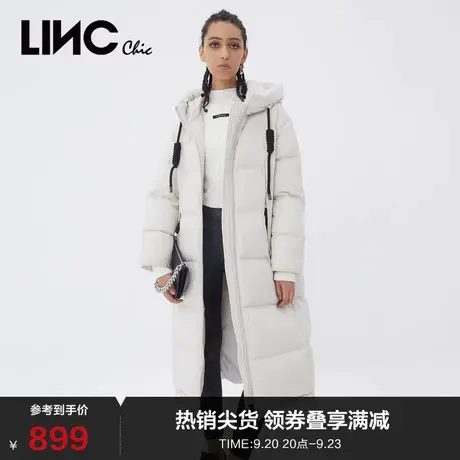 LINCCHIC金羽杰羽绒服女面包服中长款羽绒服女冬季外套Y21808130图片