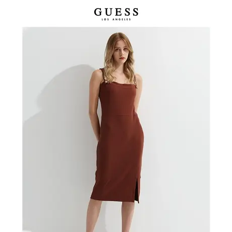 GUESS 女千禧复古辣妹通勤连衣裙-W2YK17K8RT2商品大图