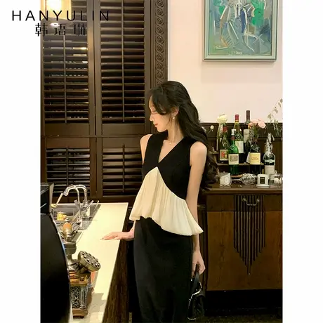 韩语琳 赫本风名媛小香风上衣半身裙套装女夏季独特小众两件套图片