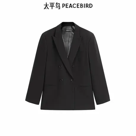 【商场同款】太平鸟男装 休闲西服提花精致修身男士西装B1BAF1E01商品大图