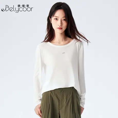 莱赛尔防晒罩衫女夏天丝长袖圆领t恤2025新款宽松空调衫薄款上衣图片