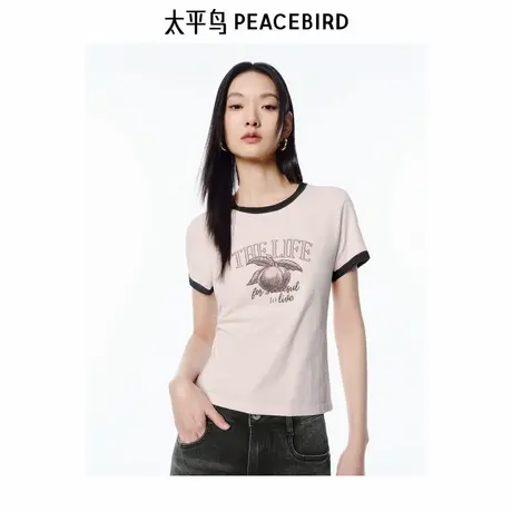 【商场同款】太平鸟女装2025年夏季新款冰凝凉感线套衫A3EEF2119图片