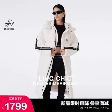 【设计师联名款】LINC金羽杰羽绒服长款无性别2023冬新款面包服女商品大图