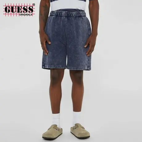 GUESSOriginals   男士百搭通勤短裤-M4YD20KBRL1图片