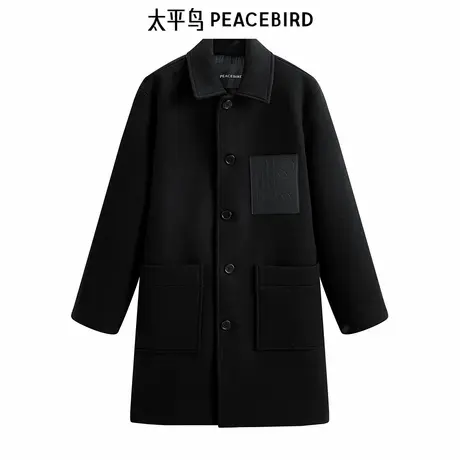 【商场同款】太平鸟男装大衣B1AAD4990商品大图