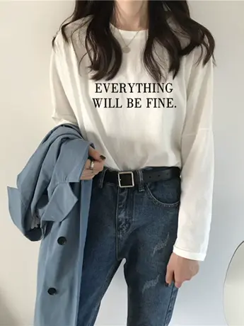 白色仿棉长袖t恤女秋冬季加绒洋气内搭打底衫别致甜辣很仙的上衣商品大图