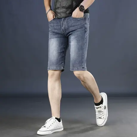 2025夏季新款男士牛仔短裤商品大图