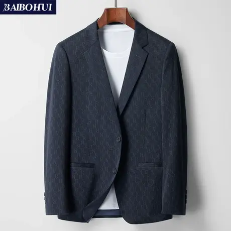 休闲西装外套男春季新款时尚修身韩版百搭单件薄款商务职业小西服商品大图