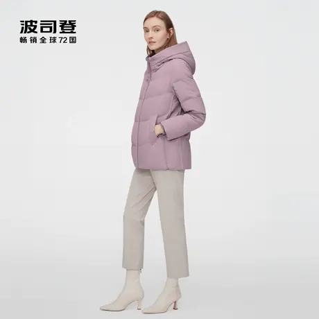 波司登羽绒服女冬季新款小廓形舒适百搭短款加厚防风保暖妈妈外套图片