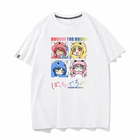 秀洛孤独摇滚 后藤独 山田凉可爱卡通日系短袖T恤图片